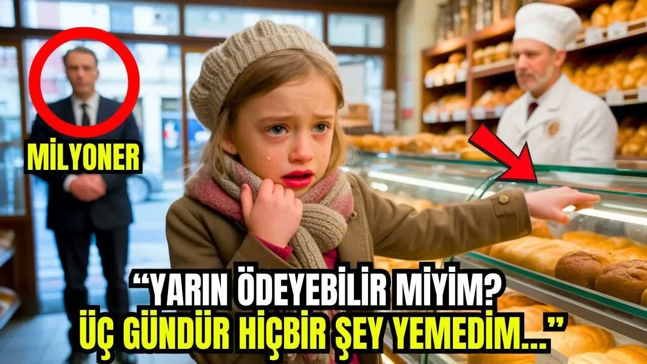 Aç bir kız ekmek istiyor... Milyoner görüyor ve yaptıkları inanılmaz!...