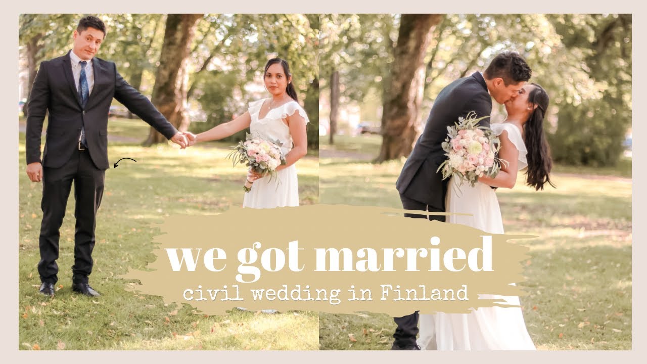 WE GOT MARRIED! | Our Simple Civil Wedding In Finland | stories 1