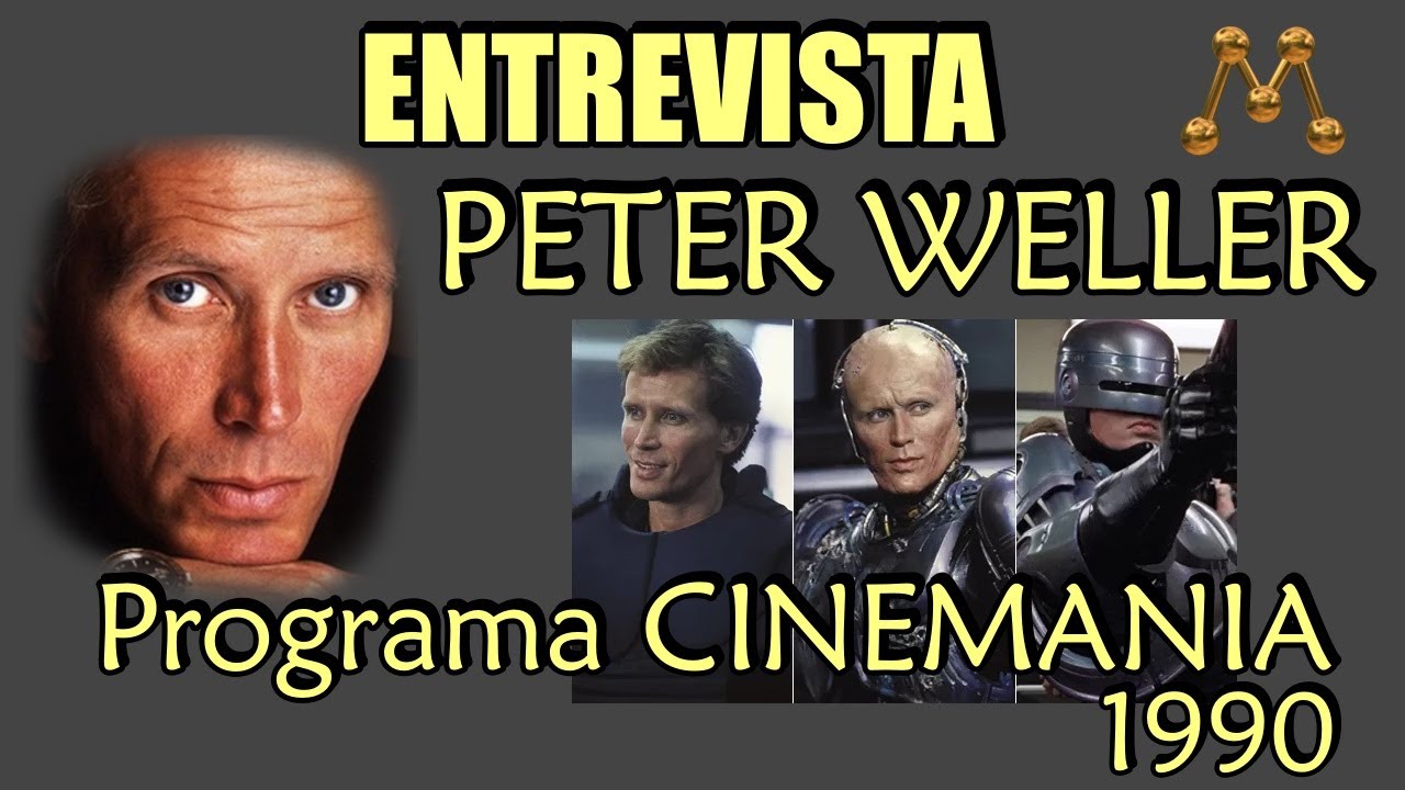 Ator Peter Weller - Robocop 2 (1990) - Entrevista para o programa Cinemania