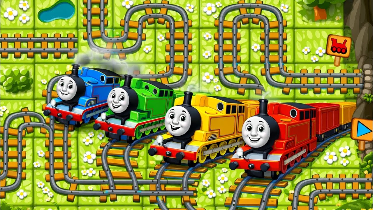 🚂 Головоломка «Поезд-экспресс» (Лесной уровень) | Геймплей на Android, эпизод 521