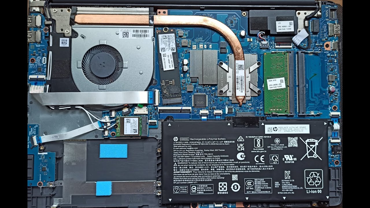LAPTOP HP 250 G9 UPGRADE RAM