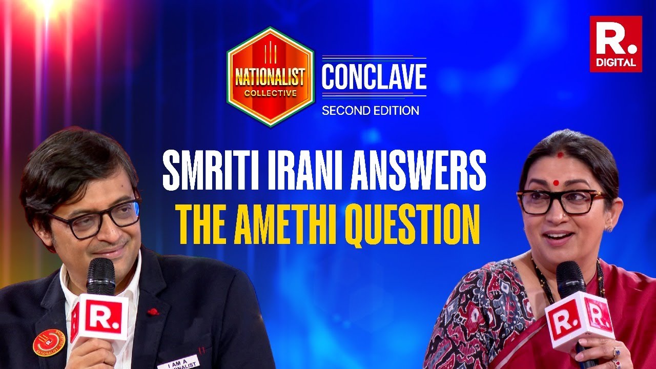 Will Smriti Irani Contest From Amethi Again? Arnab's Viral Question