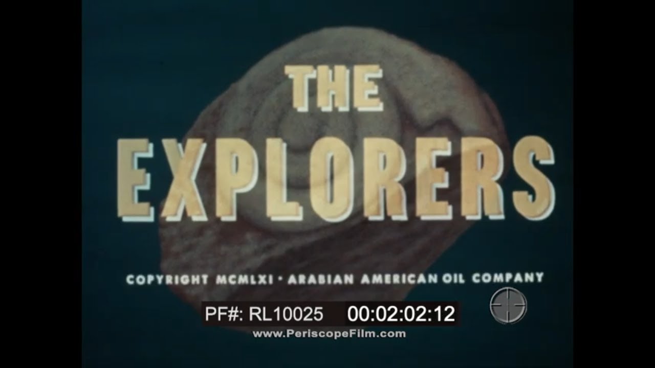 “ THE EXPLORERS”  1950s ARAMCO  OIL EXPLORATION & PRODUCTION IN SAUDI ARABIA PROMO FILM RL10025