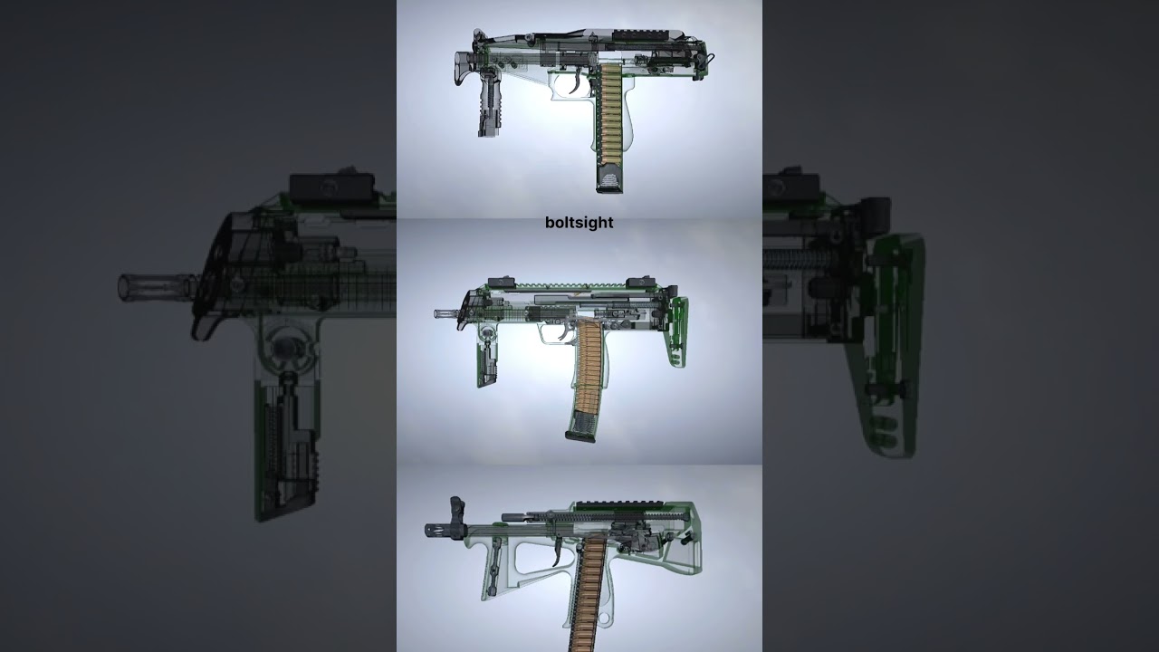 PP-2000 vs SR-2M vs MP7 🔥 Compact SMG Battle | Gaming Shorts #smg #reload #animation #slowmotion #3d