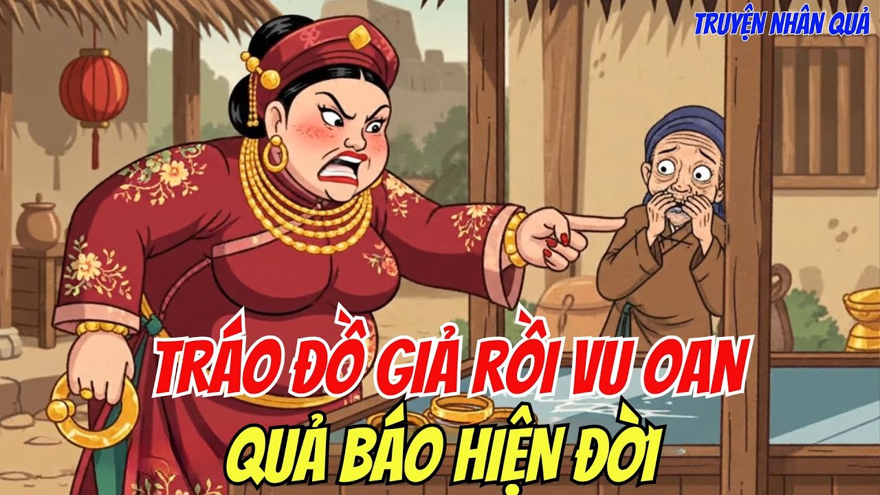 Chủ Tiệm Vàng Tráo Đồ Giả Còn Vu Oan Người Khác – Nhận Quả Báo Đắng Cay