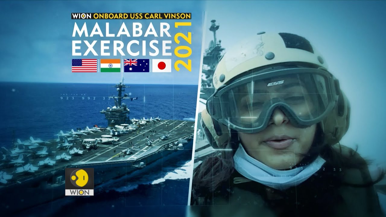 Malabar Exercise 2021: WION on board USS Carl Vinson