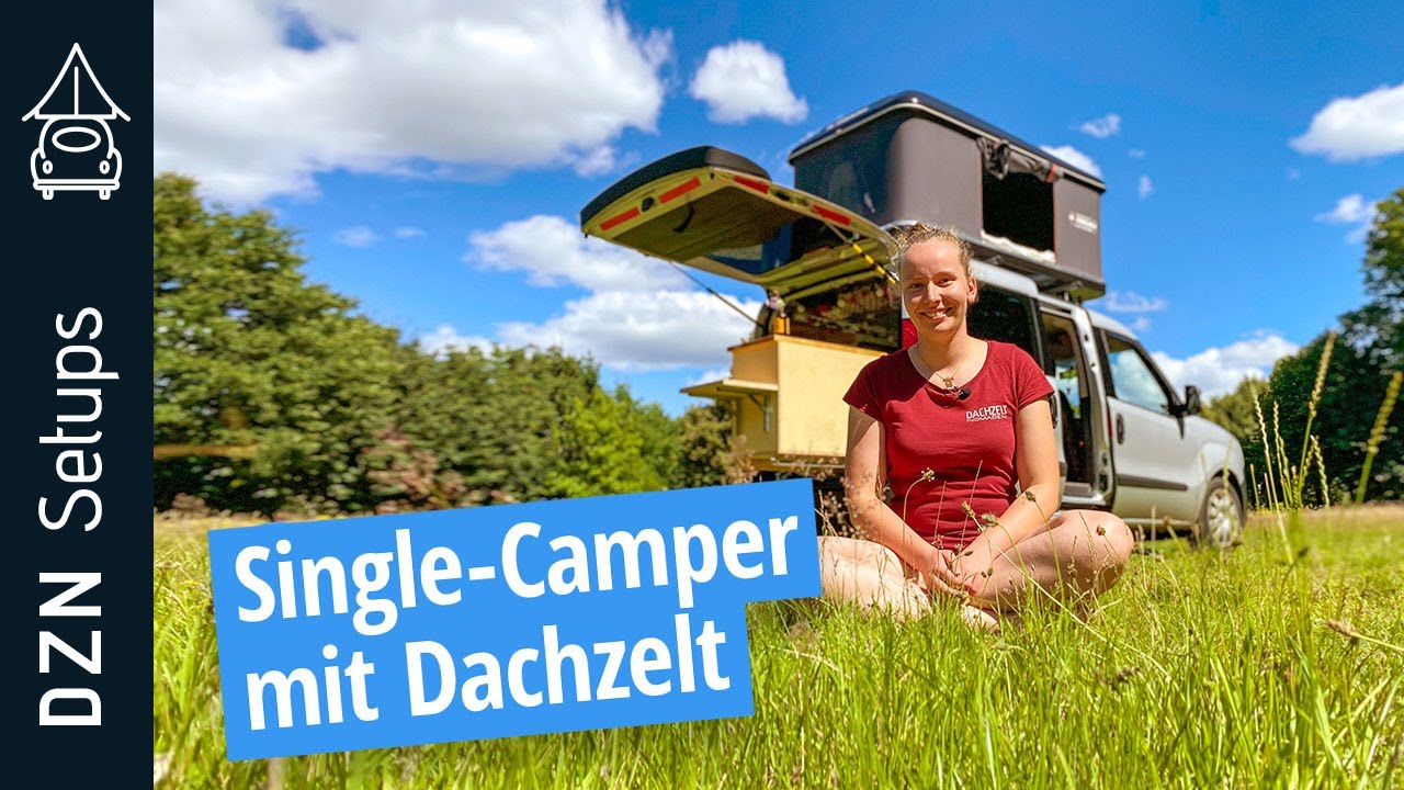 Single-Camper mit Dachzelt | DZN Setup: Opel Combo mit Maggiolina Airlander Plus