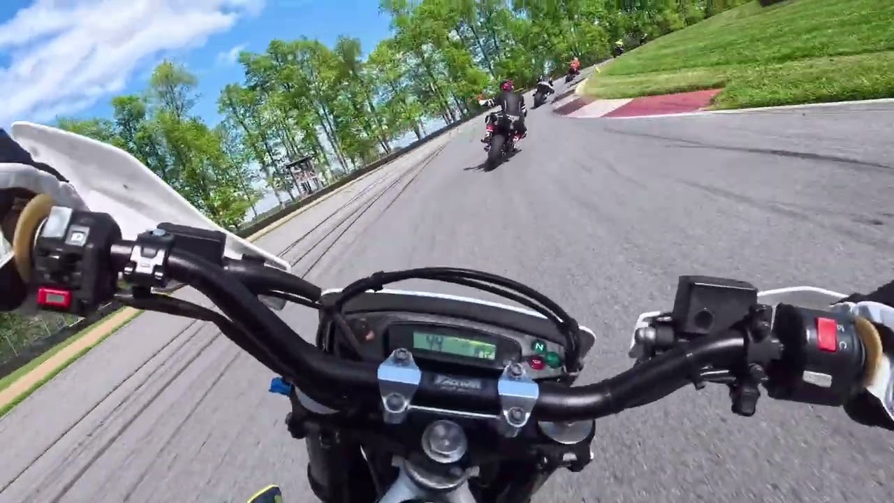 Husqvarna 701 Supermoto | Dual View Trackday | Mid-Ohio PTR 05/19/2025 Novice group