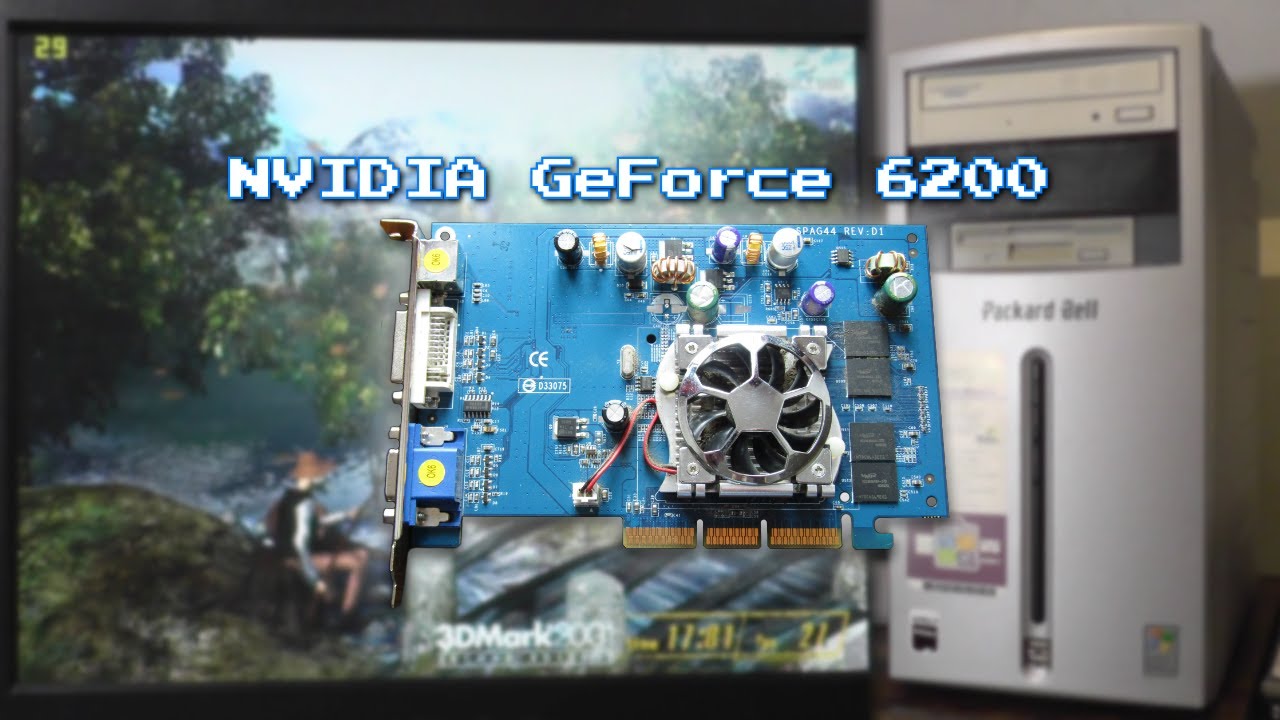 The 2003 Packard Bell PC gets its biggest upgrade: NVIDIA GeForce 6200 Graphics Card