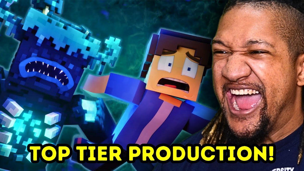 Reaction to Dan Bull - MINECRAFT WARDEN RAP | 
