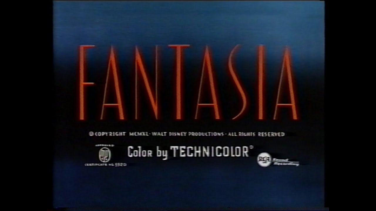 Fantasia New Zealand VHS Opening (Disney) 1991
