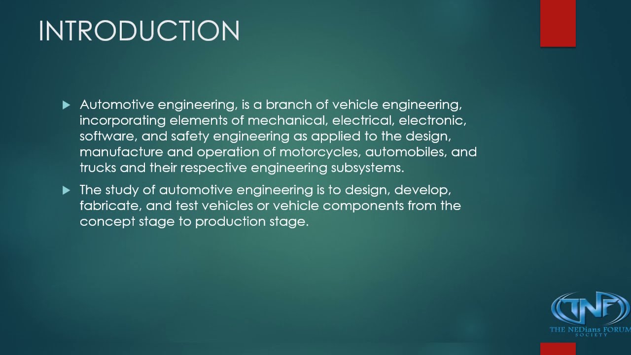 Automotive and Marine Engineering-NEDUET