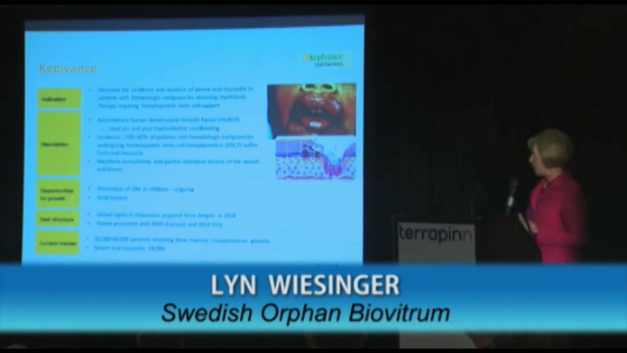 Swedish Orphan Biovitrum - Lyn Wiesinger, Biovitrum - World Orphan Drug Congress USA 2011