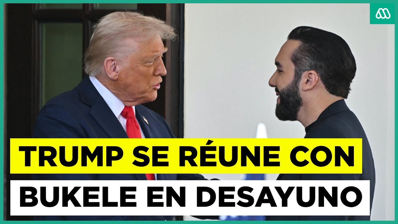 Trump se junta con Bukele en desayuno
