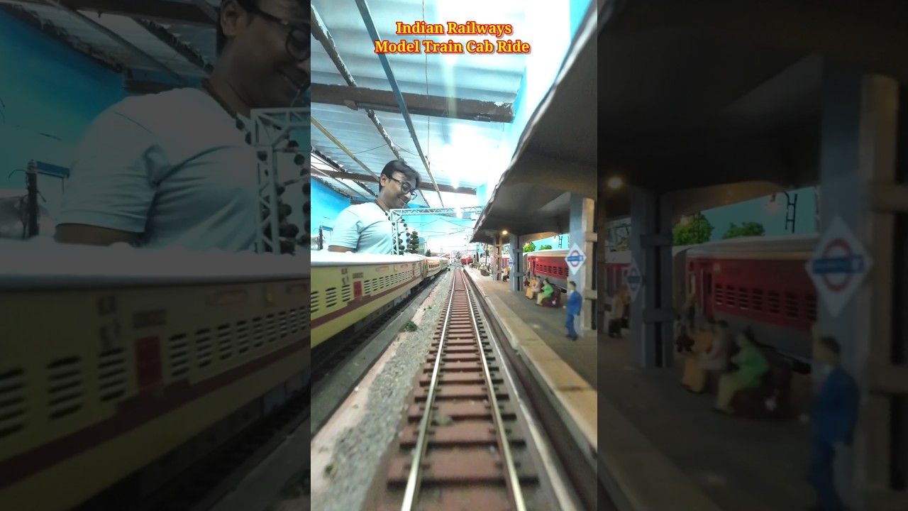 Indian Railways Model Train Cab Ride | Wap7 Cab Ride | train videos #shorts #indianrailways