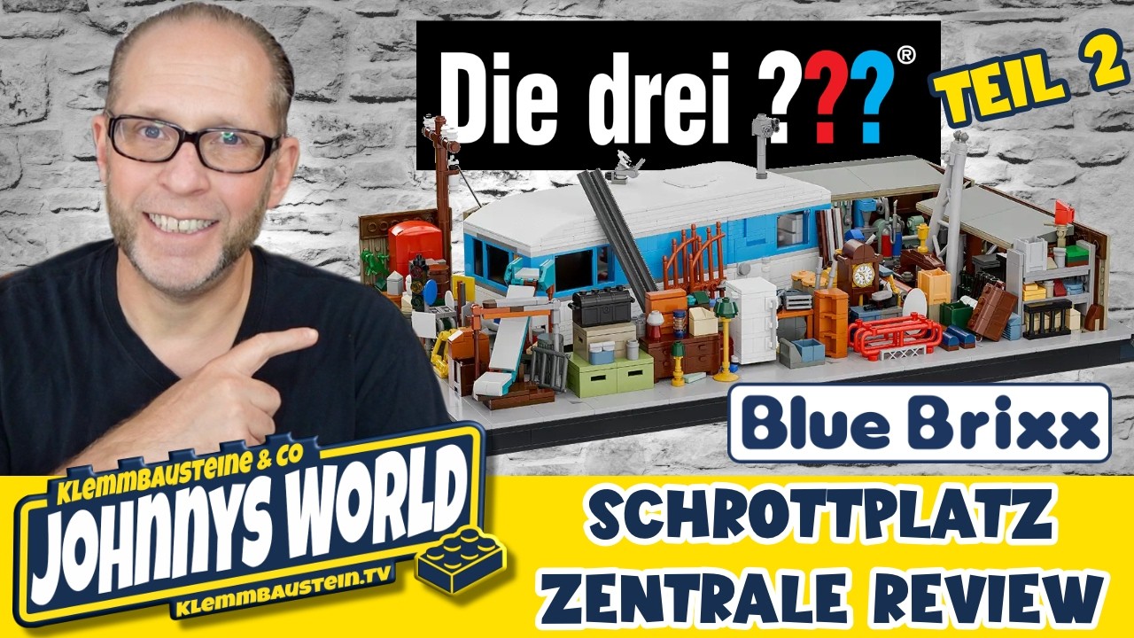 Schrott oder Wertstoff? Die Bluebrixx Pro Drei Fragezeichen Schrottplatz Zentrale Review