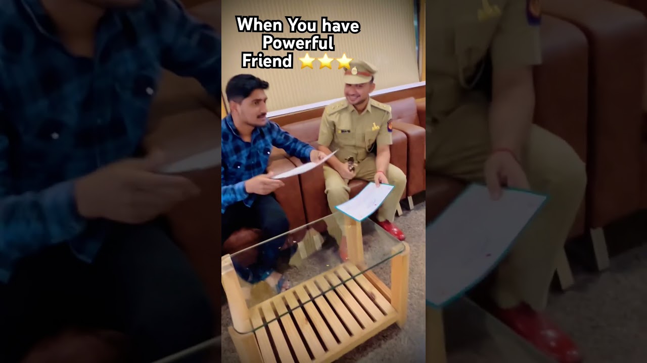 When You have powerful Friend Excise Inspector ⭐️⭐️⭐️#inspector #cgl #power #police