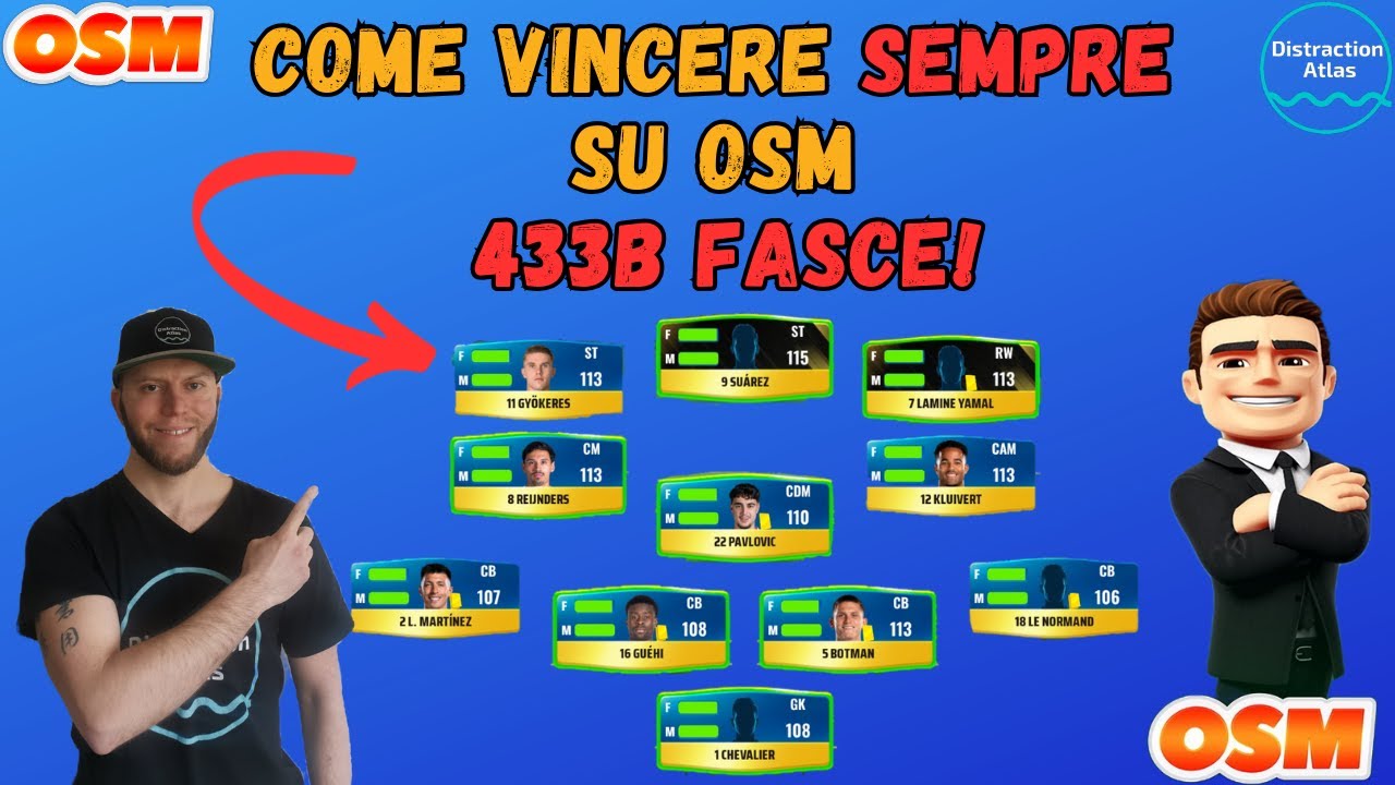 Come vincere SEMPRE su OSM: 433B FASCE! 💯