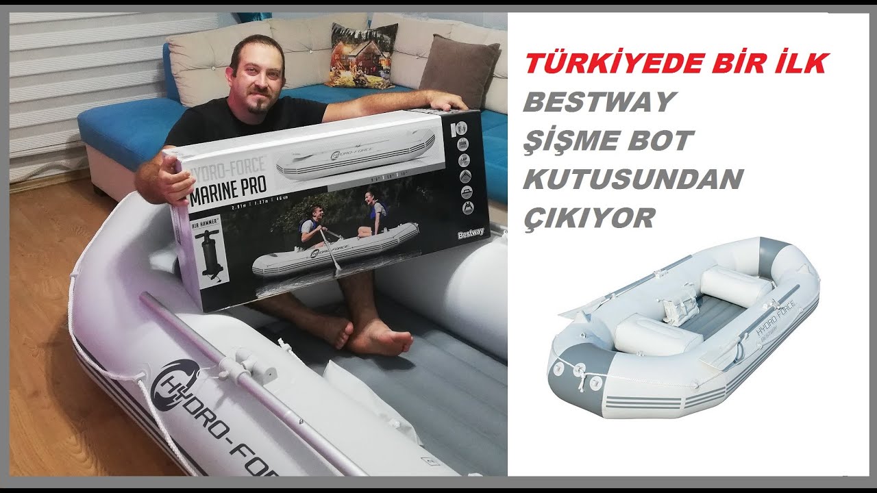 ŞİŞME BOT ALACAKLARIN DİKKATİNE BESTWAY 65044 HYDROFORCE MARINE PRO KUTU AÇILIŞI VE İLK İNCELEME