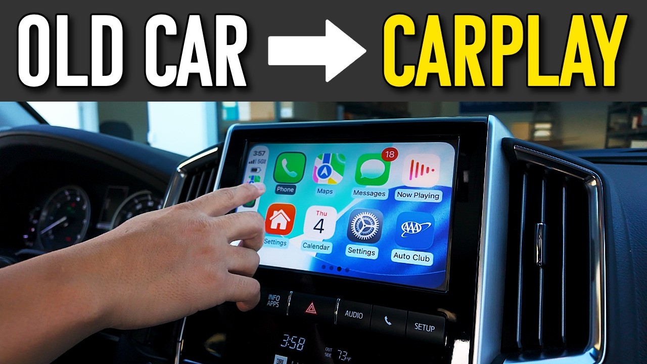 Старый автомобиль, современные технологии | Установка S-Connect CarPlay в Land Cruiser 2016 года