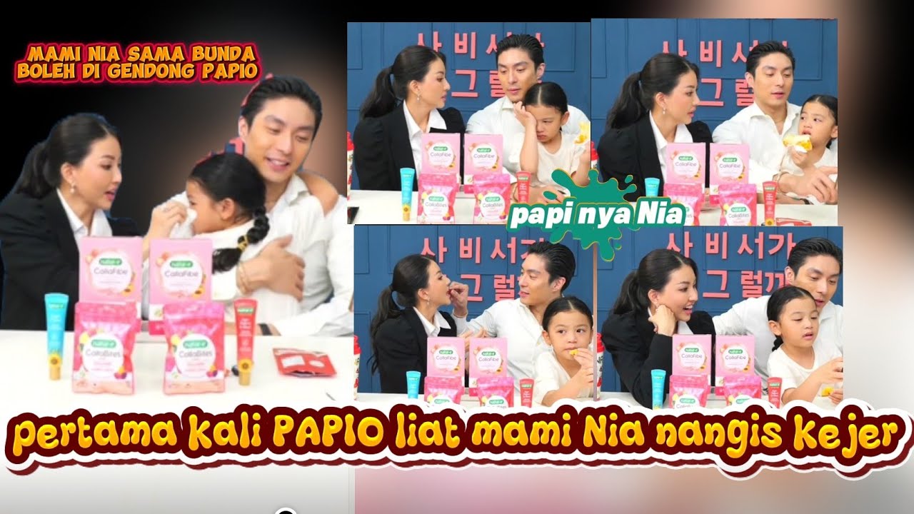 PAPIO Pertama kali liat mami nia nangis kejer😭 Papi nya nia 😁