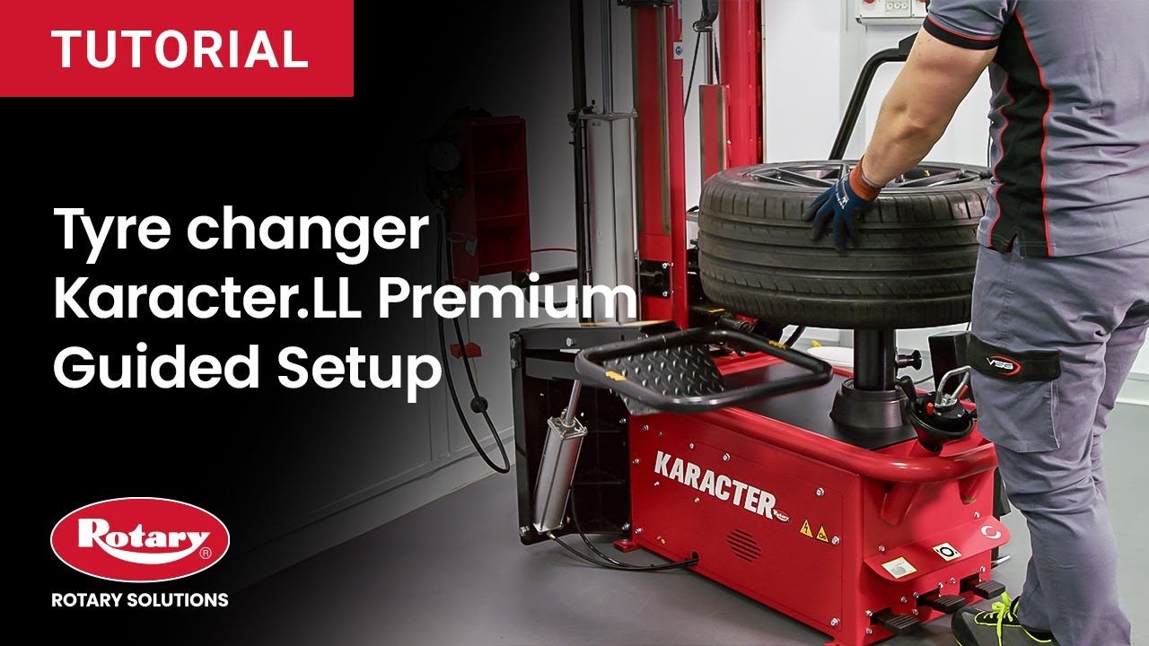 Tyre changer Karacter.LL Premium: Guided Setup