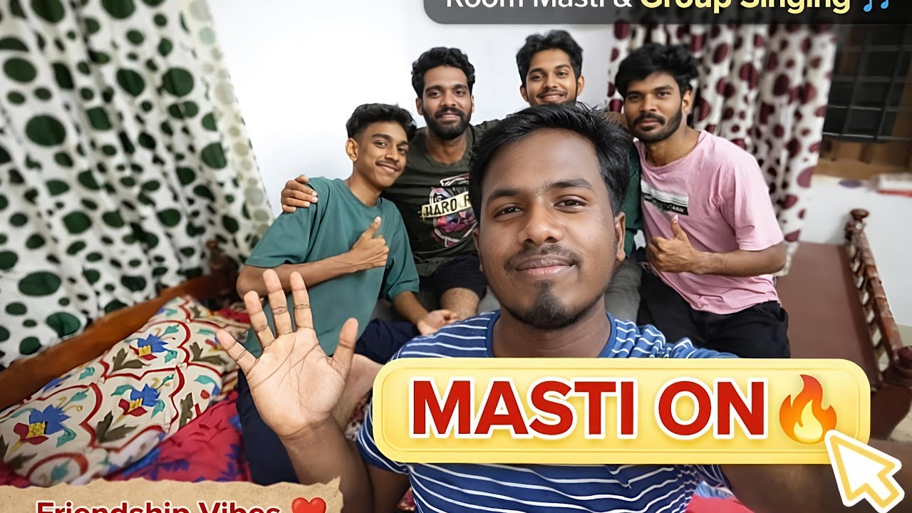 Room Masti & Group Singing 🎶🔥 | Doston Ke Saath Full Enjoy ❤️