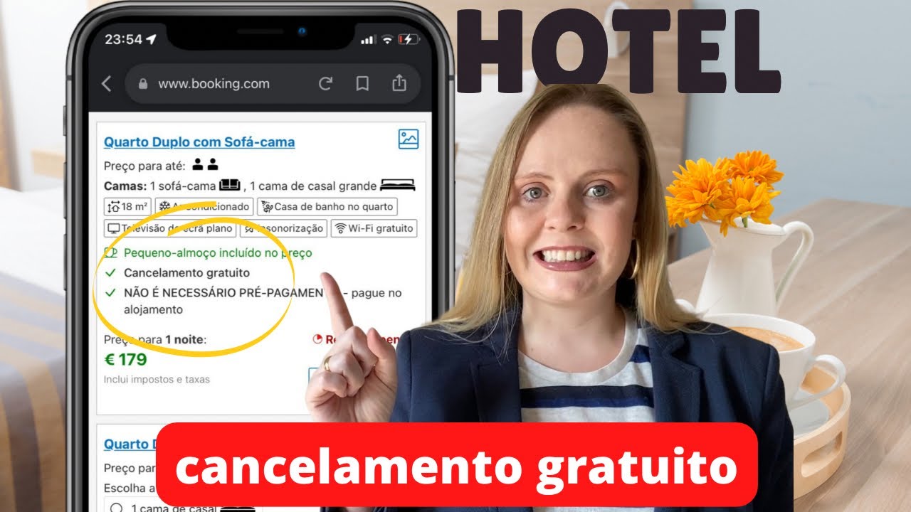 Reservas de hoteis canceláveis - como comprovar alojamento