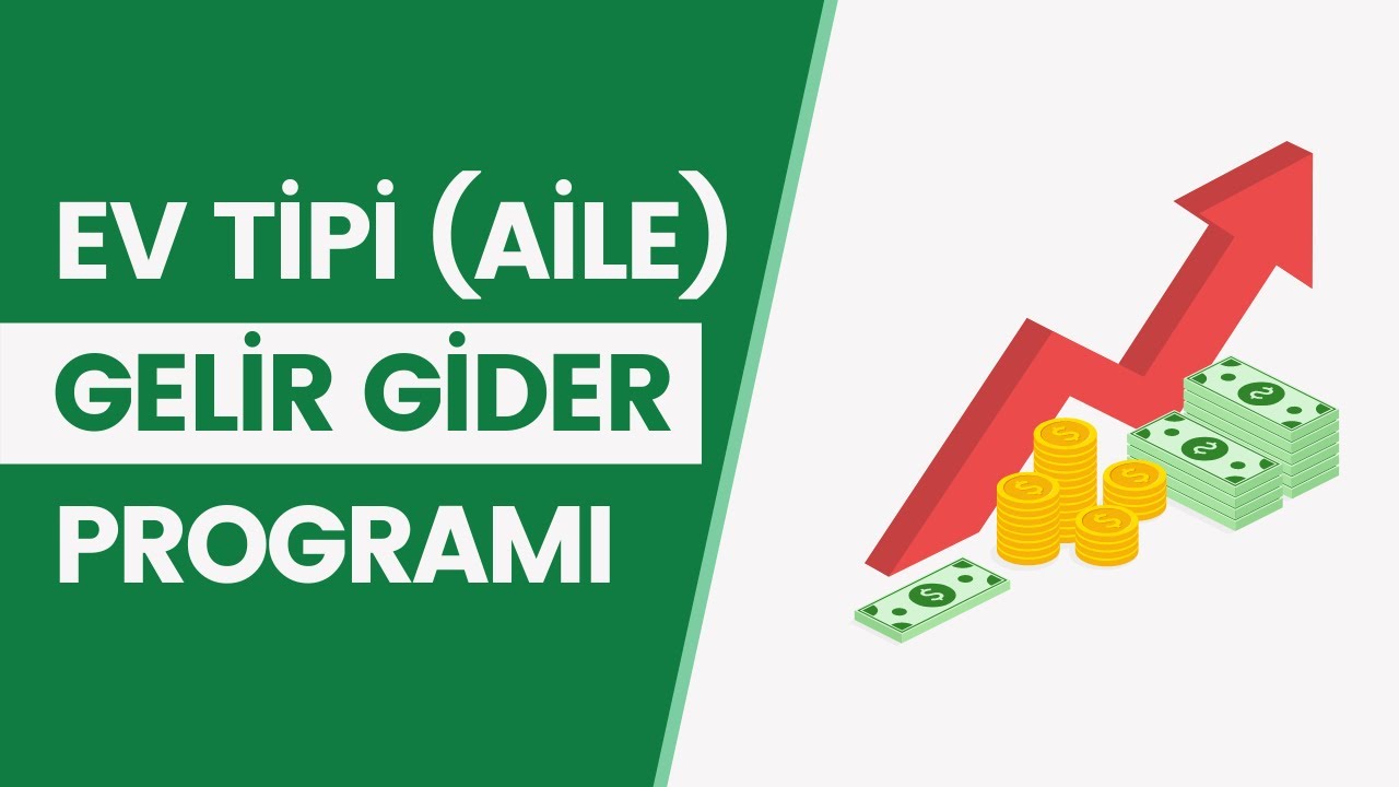 AİLE GELİR GİDER PROGRAMI (EVİNİZİN GELİR VE GİDERİNİ KOLAY VE HIZLICA TUTUN! ) - EXCEL 751