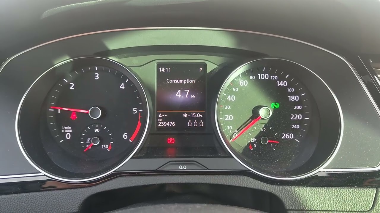 Diesel Cold Start -15°C (5°F) Passat B8