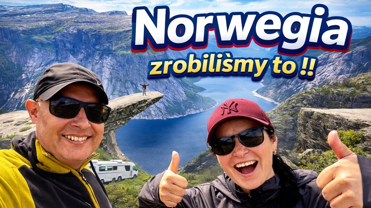 🇳🇴🚐KAMPEREM do NORWEGII  2 Najpiękniejsze Trasy . Jak wejść na Preikestolen i Trolltunga