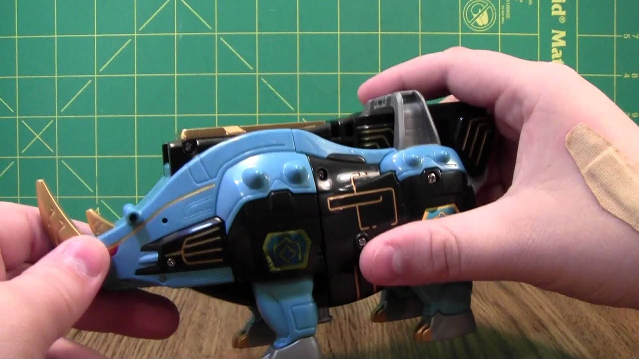 Power Rangers Gao Rhino and Gao Armadillo (Wild Force Toy)