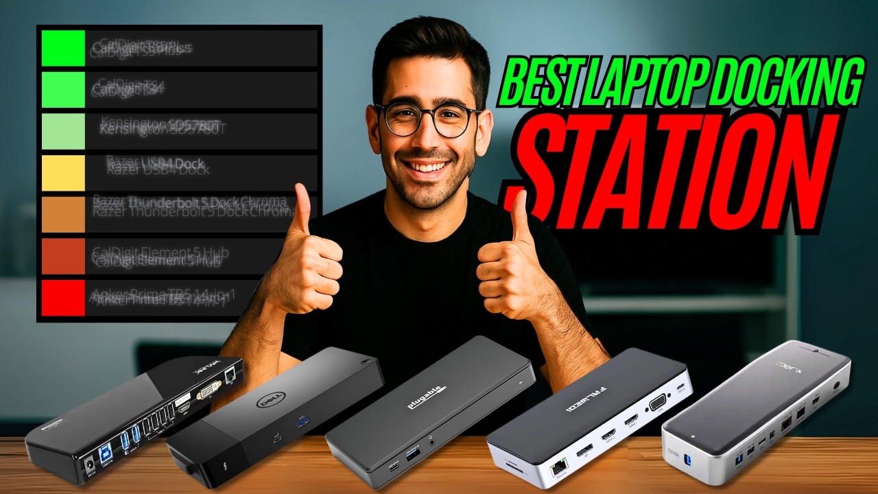 ✅ Top 5 BEST Laptop Docking Stations (2026) | Watch Before You Buy!
