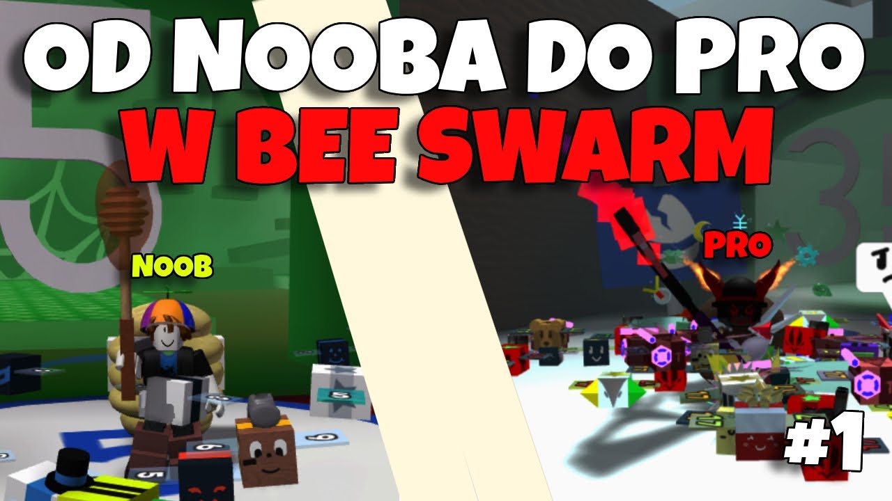 Od NOOBA do PRO w Bee Swarm Simulator #1 |Busieq| Bee Swarm Simulator POLSKA |