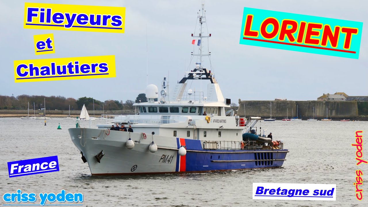 Lorient Bateaux de Pêche ; Dans la Rade ; Thémis ; Kéroman ; Morbihan ; Bretagne Sud ; France