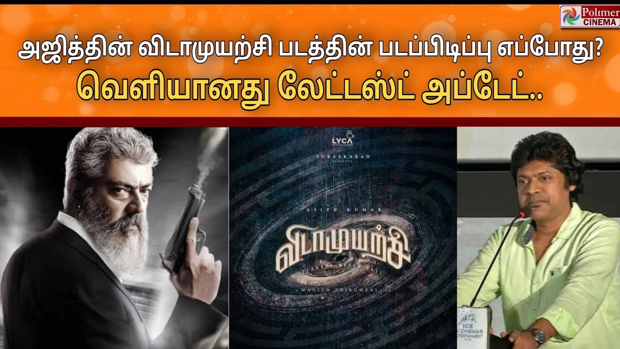 Vidaa Muyarchi Update : அஜித்தின் விடாமுயற்சி படத்தின் படப்பிடிப்பு எப்போது? AK62 Ajith kumar #ak62