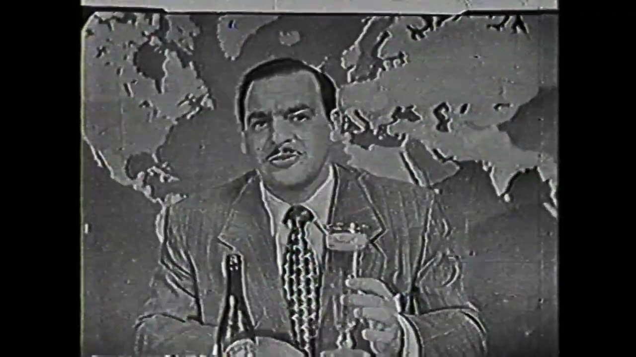 old 1950s Cuban Hatuey Beer Commercial During The News