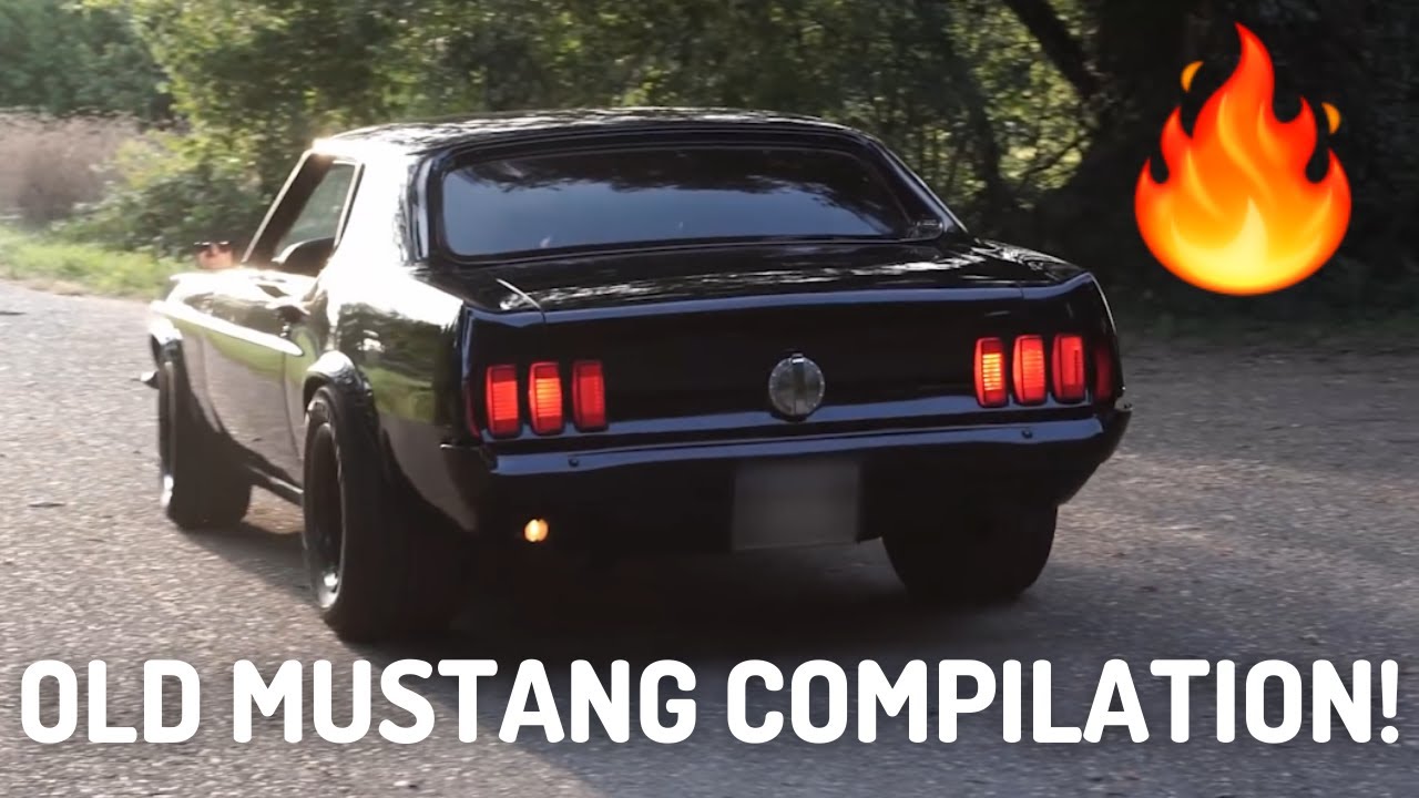 OLD MUSTANG COMPILATION #1 | Exhaut Sound🔥, Fail & Wins Compilaiton | 1967, 1969, 1980, Fastback 🔥