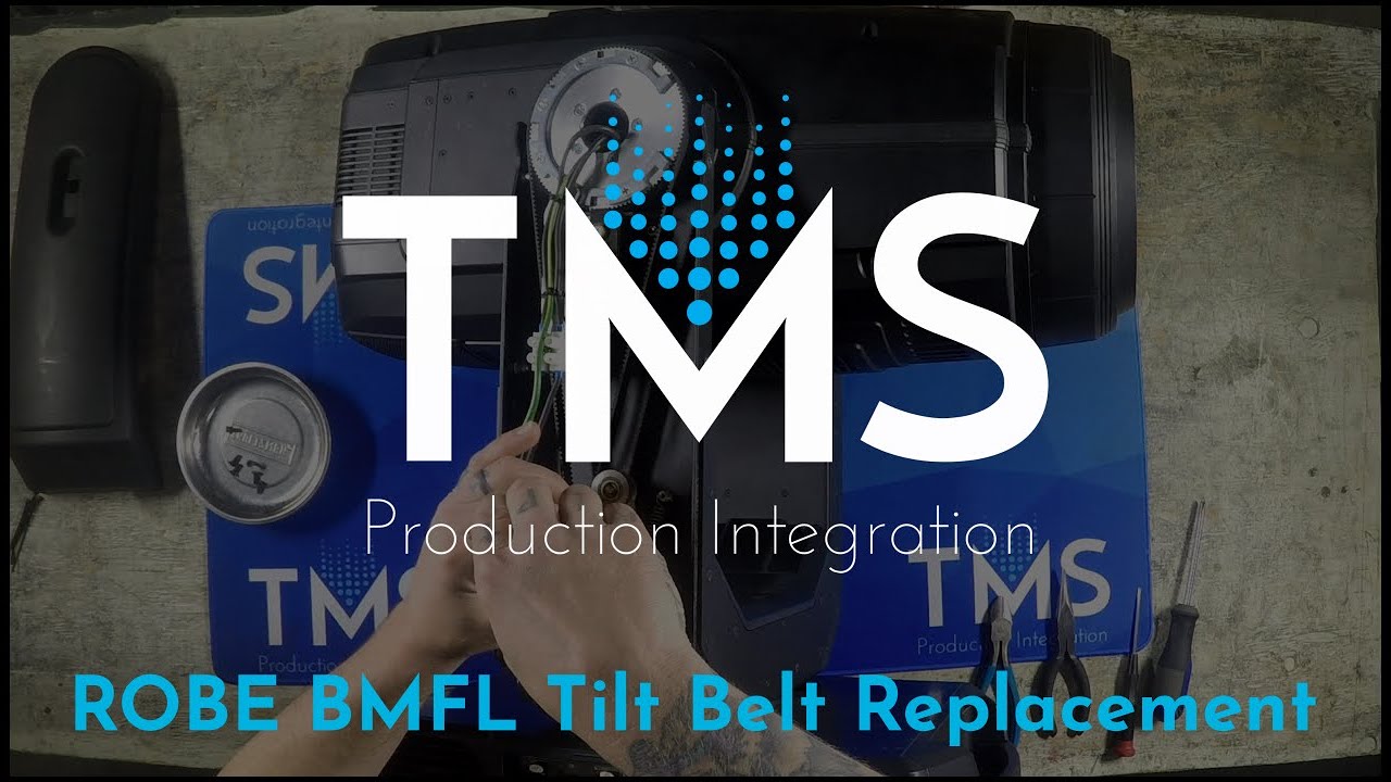 Replacing a Tilt Drive Belt In a Robe BMFL Spot