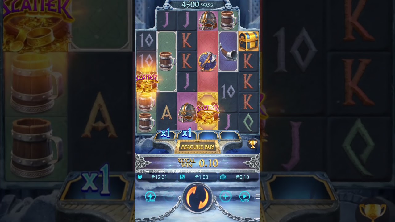 Asgardian Rising, Normal Spin #scatterslots #slotscasinogames