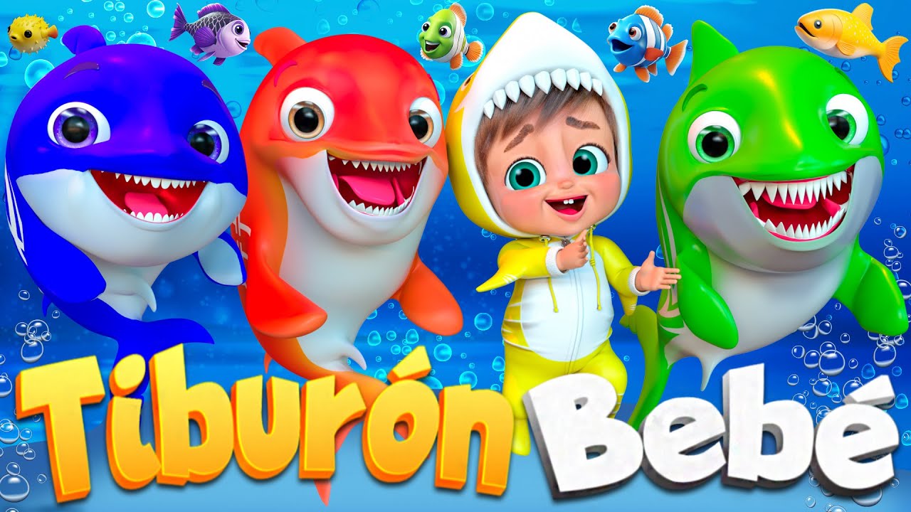 ✨Especial de Tiburón Bebé🦈| Baby Shark en español | Las Canciones Infantiles | MIX