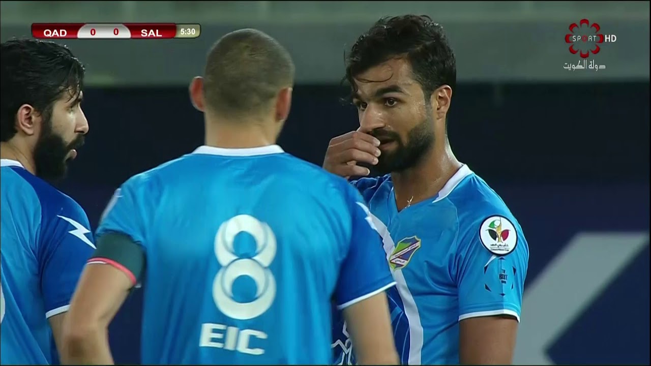 مباراة القادسية والسالمية كأس سمو ولي العهد لكرة القدم يوم السبت 18-11-2017