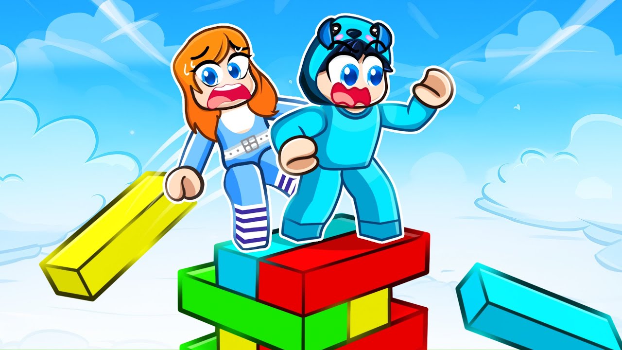 САМЫЙ БОЛЬШОЙ В МИРЕ ДЖЕНГА-ЧЕЛЛЕНДЖ с БЕЗУМНОЙ ФАНАТКОЙ в Roblox!