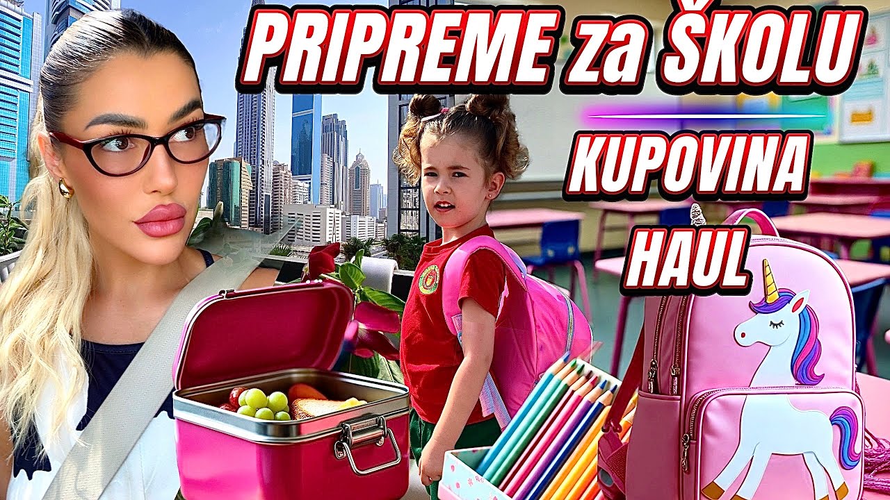 REALISTIČAN DAN: Pripreme za Školu, Novi Supermarket, Sadimo Cvijeće i Kuhamo 📚🌸