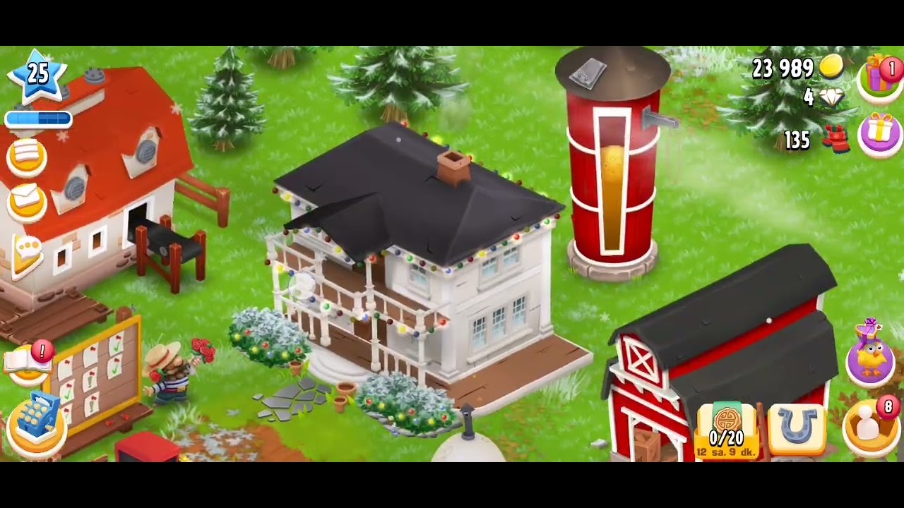 Hay day günlük yaptığım şeyler