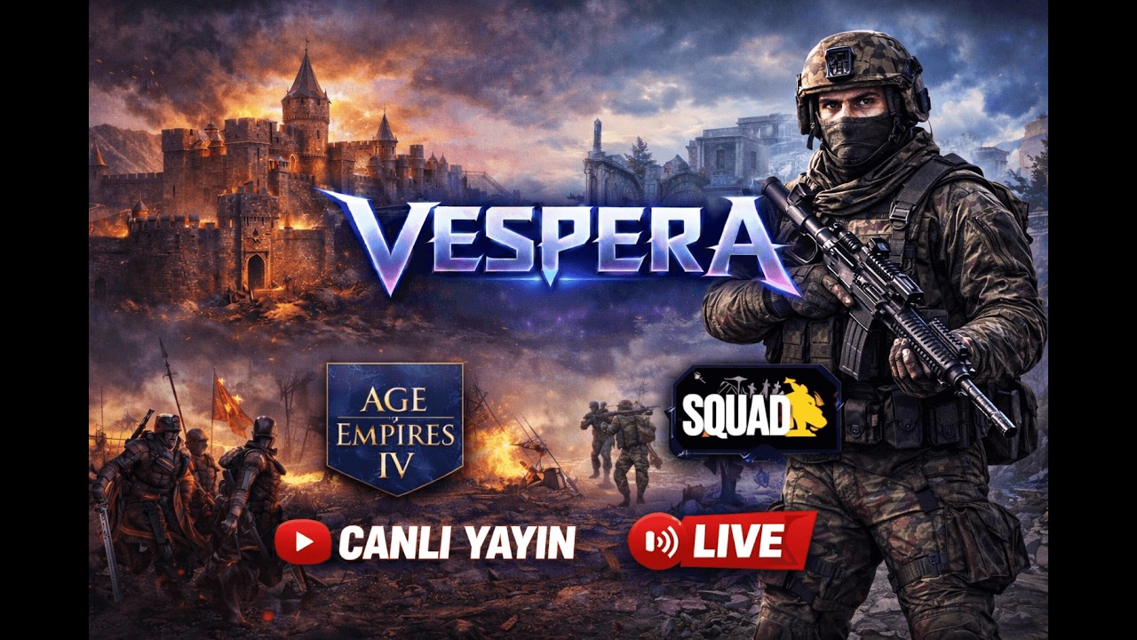 Age Of Empires IV l Squad Türkçe 🔴 Canlı Yayın