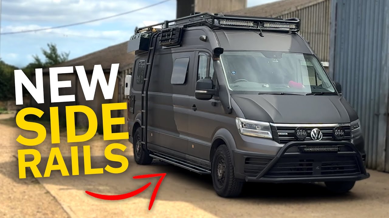 AWESOME VW Crafter Side Rails (Rock Sliders) UK Vanlife