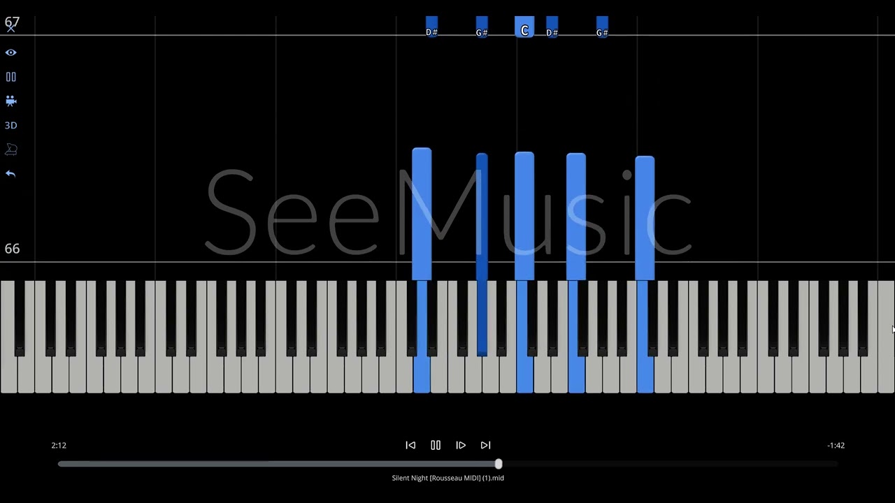 Silent Night Piano tutorial