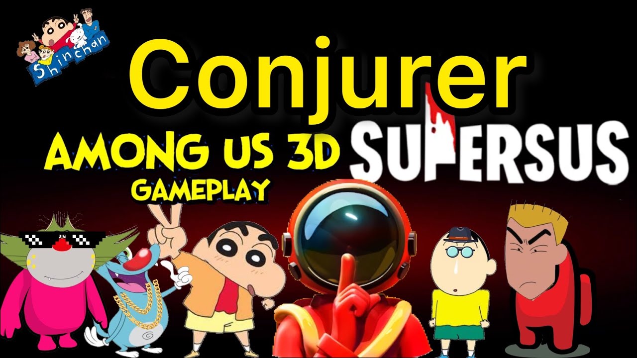 Синчан бросает вызов своим друзьям в 3D Among Us Super SUS Часть 4 GREEN GAMING Tyro Gaming