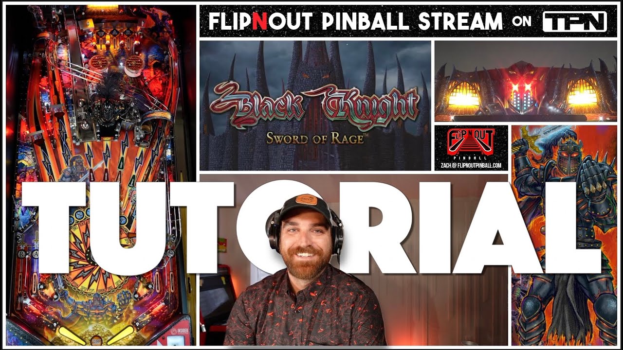 Black Knight: Sword Of Rage Pinball Tutorial - Pro Model (Flip N Out Pinball, 2024)